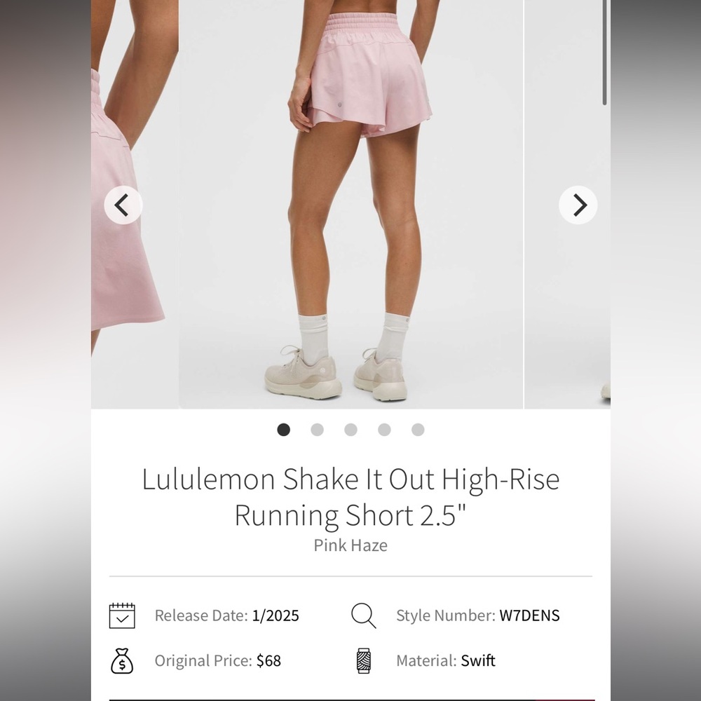 lululemon athletica Women's White Sneakers